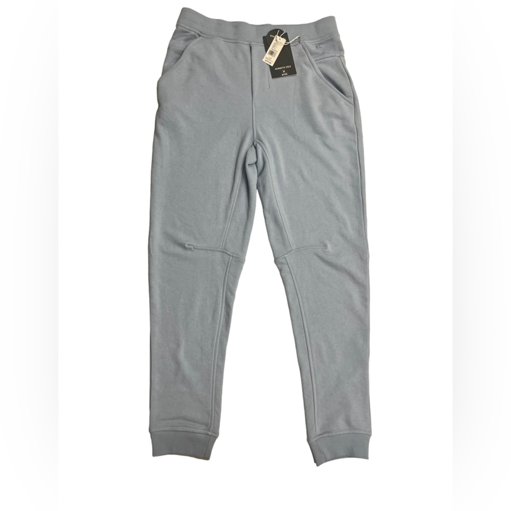 NWT Kenneth Cole Active Terry Jogger in Color Water Mist Pant Size L